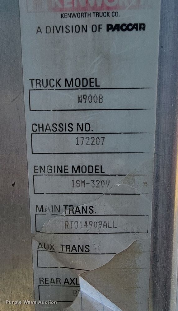 image for item JF9008 2007 Kenworth W900B  ready mix truck