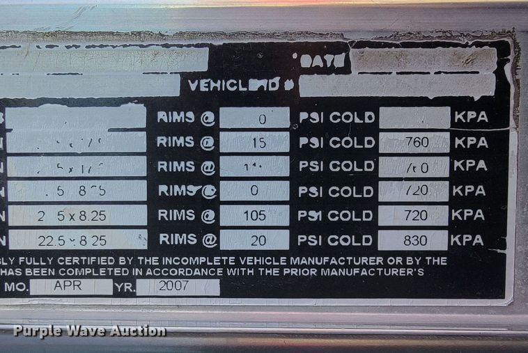 image for item JF9008 2007 Kenworth W900B  ready mix truck