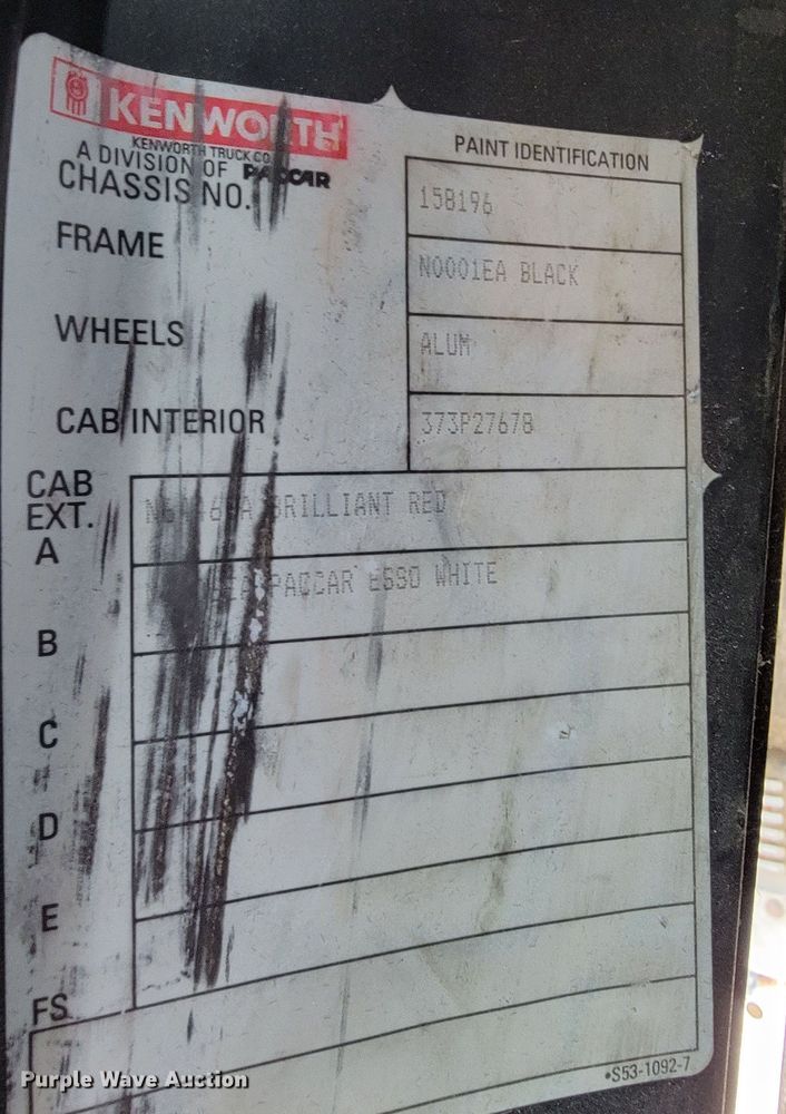 image for item JF9010 2007 Kenworth W900  ready mix truck