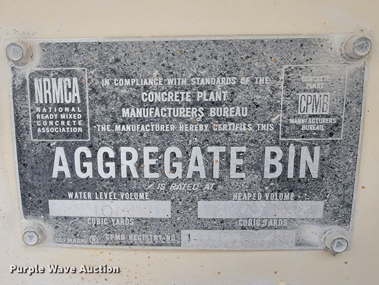 image for item JF9011 Con-e-co All Pro 10  aggregate bins