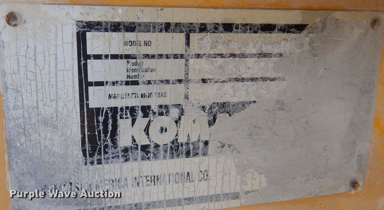 image for item LJ9838 1999 Komatsu WA320-3MC  wheel loader