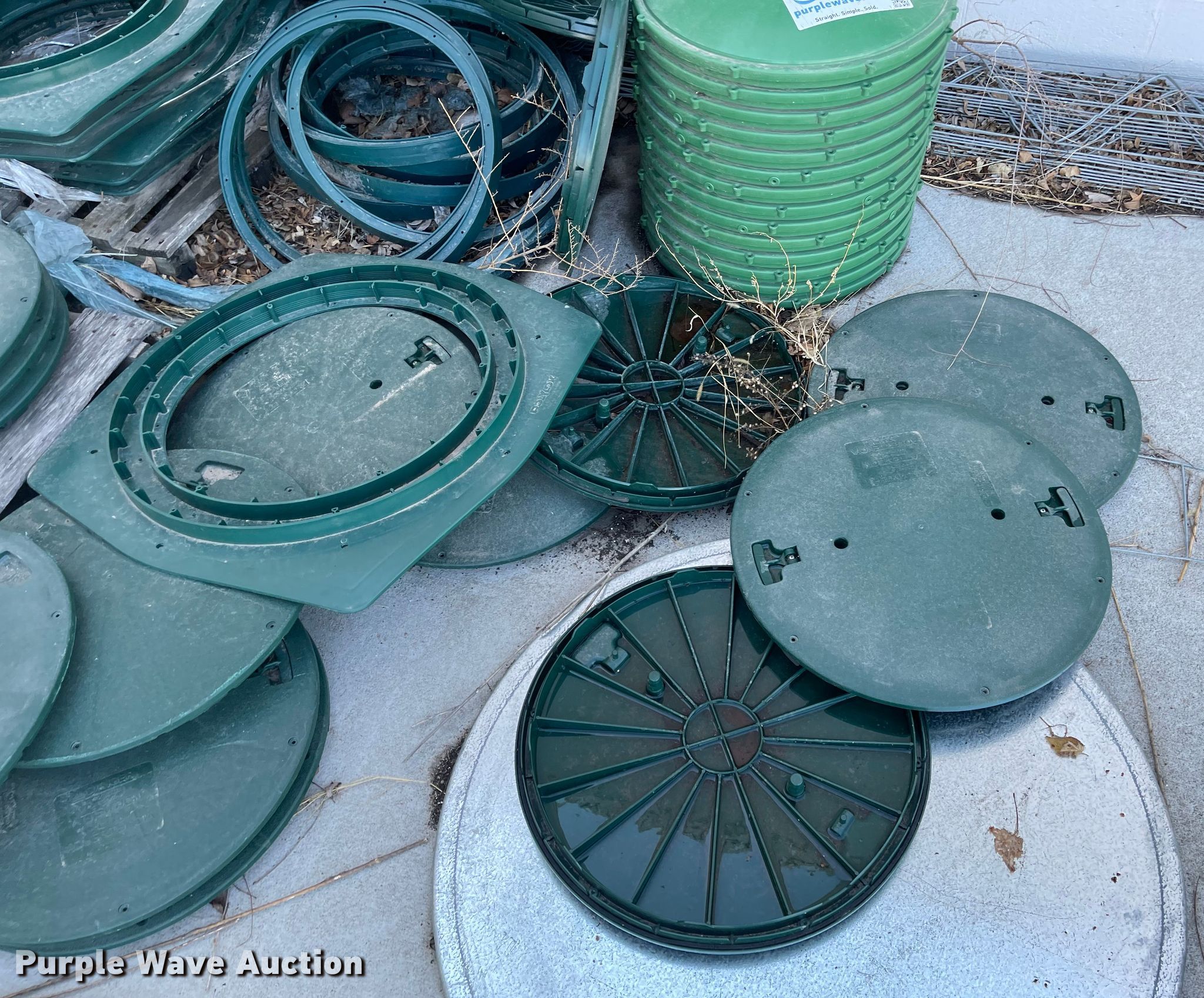 Septic tank caps in Salina, KS Item DJ3280 sold Purple Wave