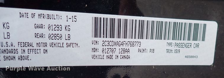 image for item DP4414 2015 Dodge Charger Police