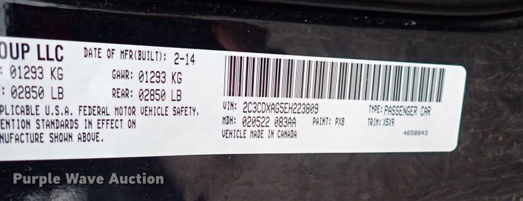 image for item DP4422 2014 Dodge Charger Police