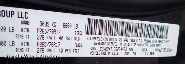 image for item DP4432 2014 Dodge Ram 1500  Crew Cab pickup truck