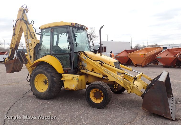 image for item DP4468 2003 New Holland LB75B  backhoe
