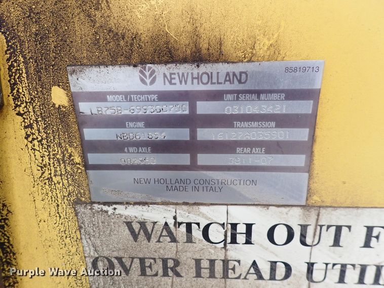 image for item DP4468 2003 New Holland LB75B  backhoe