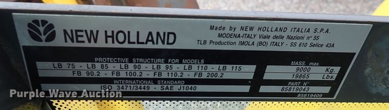 image for item DP4468 2003 New Holland LB75B  backhoe
