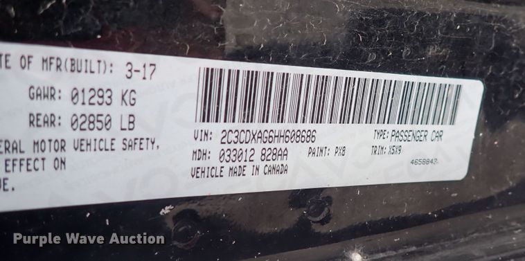 image for item DP4469 2017 Dodge Charger Police