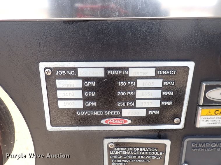 image for item DP4503 2003 Pierce  aerial platform fire truck