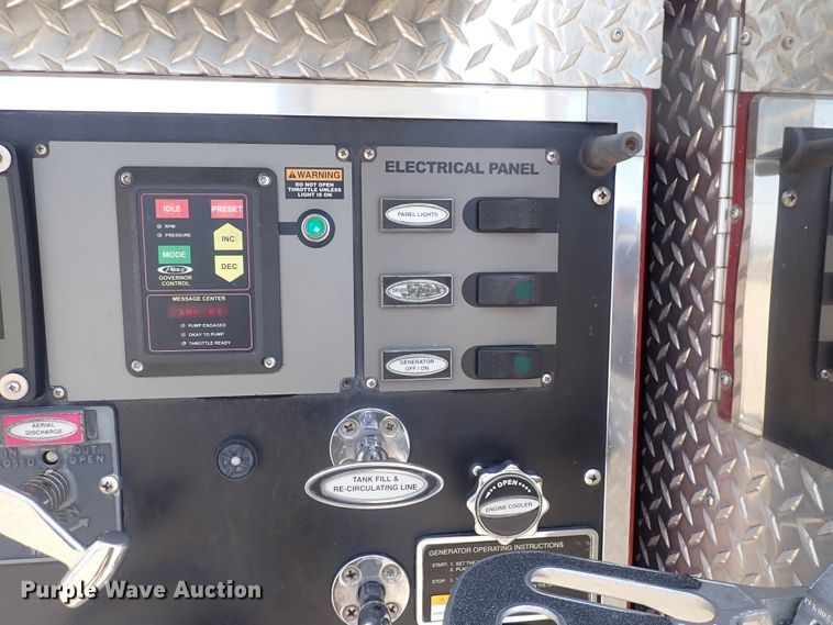 image for item DP4503 2003 Pierce  aerial platform fire truck