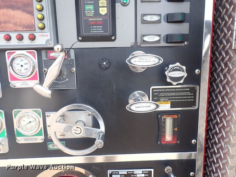 image for item DP4510 2003 Pierce  aerial platform fire truck