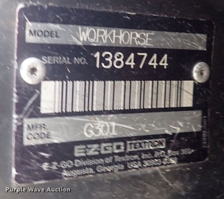 image for item HR9769 EZ GO Workhorse 1200LX  utility vehicle