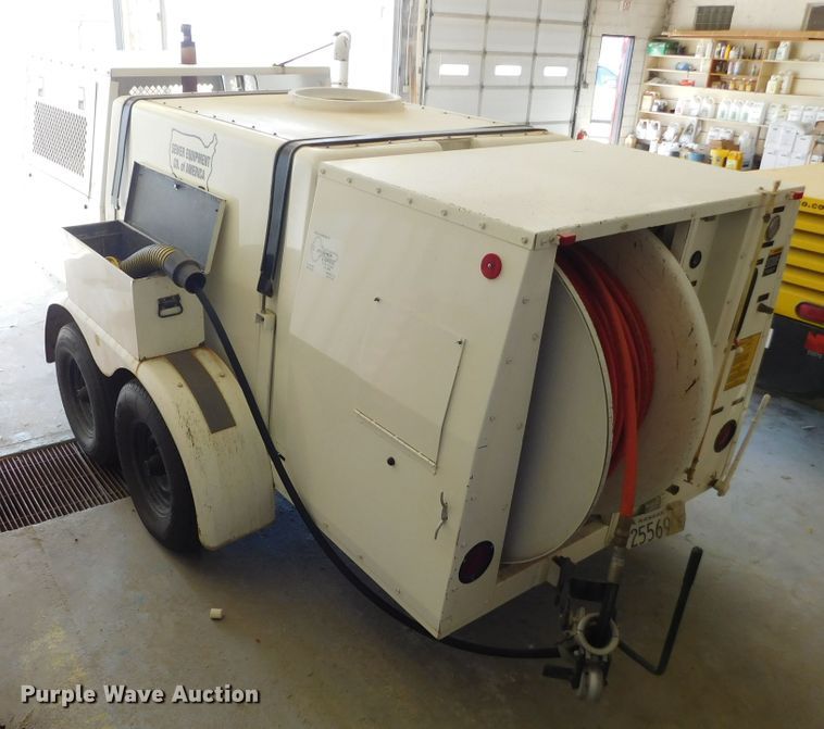 image for item DJ7642 1996 Jet 747-F  sewer rodder trailer