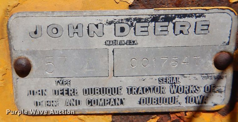 image for item DK4447 John Deere 570A  motor grader