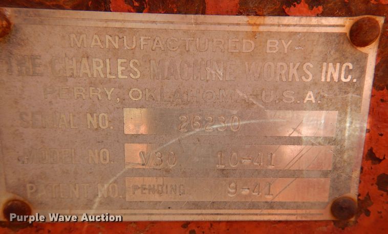 image for item DK4475 Ditch Witch V30  trencher