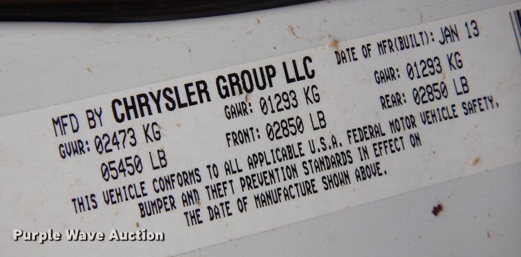 image for item DK4477 2013 Dodge Charger Police