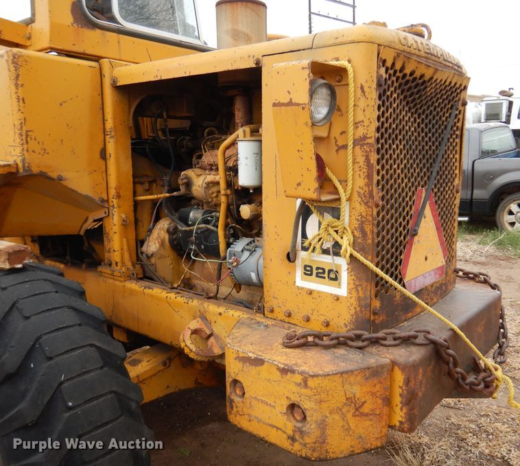 image for item DK4480 1971 Caterpillar 920  wheel loader