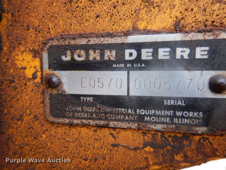 image for item DK4482 John Deere 570  motor grader