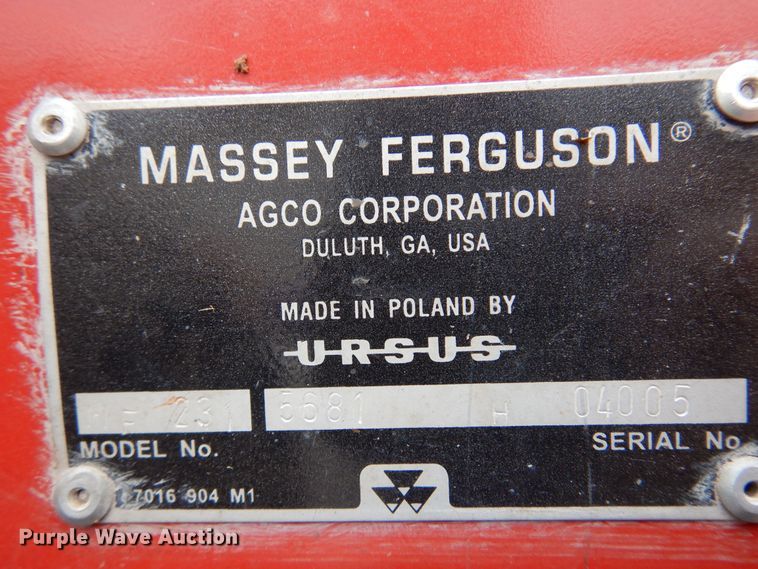 image for item DK4483 Massey Ferguson 231  tractor