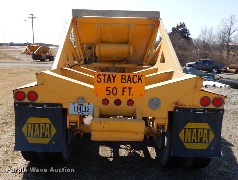 image for item DL5953 2003 Trail King  bottom dump trailer