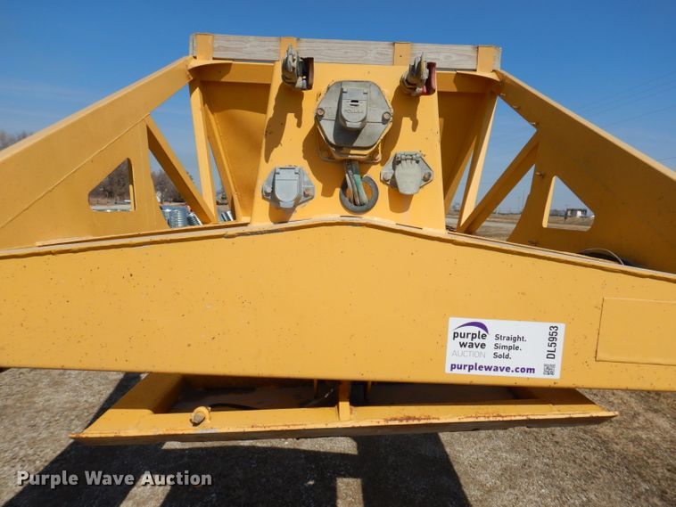 image for item DL5953 2003 Trail King  bottom dump trailer