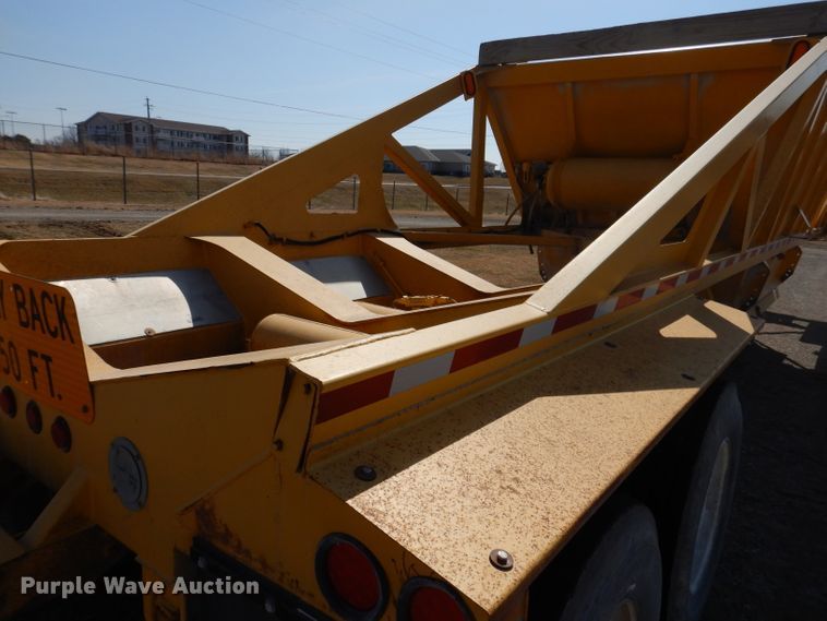 image for item DL5953 2003 Trail King  bottom dump trailer