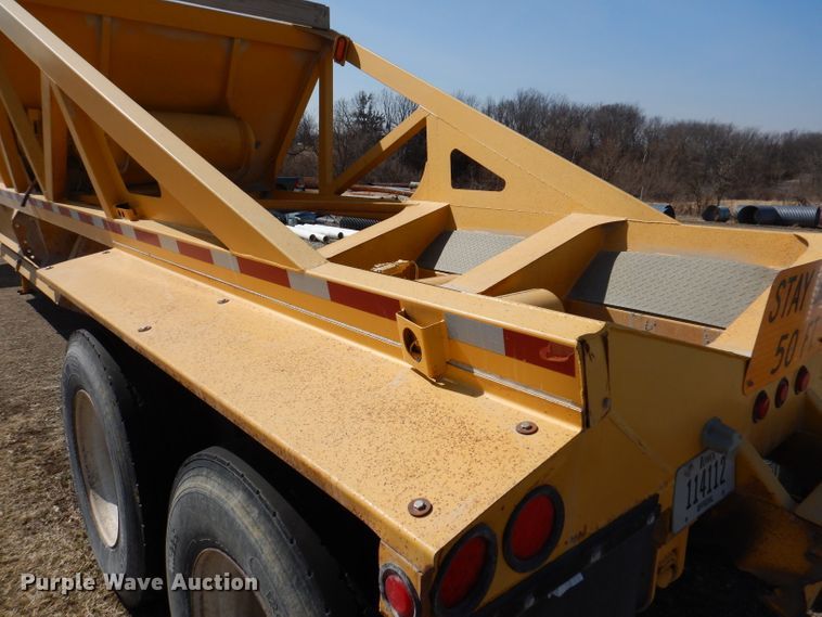 image for item DL5953 2003 Trail King  bottom dump trailer