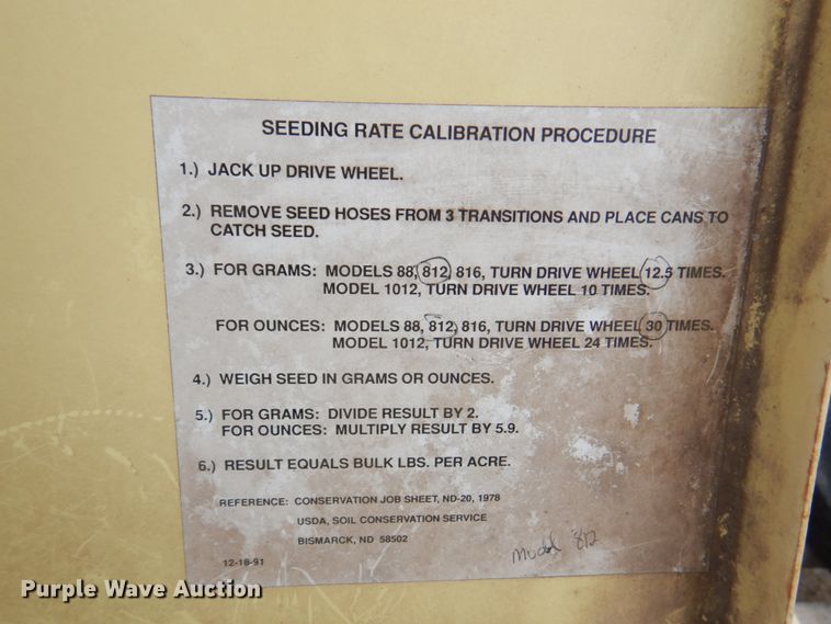 image for item DM6110 Truax FLXII-812  no-till grain drill