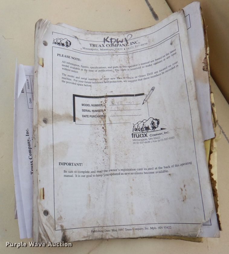 image for item DM6110 Truax FLXII-812  no-till grain drill