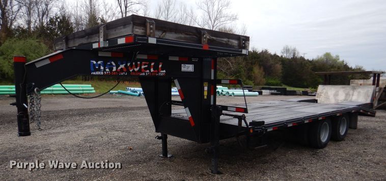 image for item DM7266 2014 Maxwell  equipment trailer