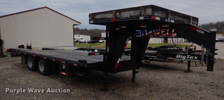 image for item DM7266 2014 Maxwell  equipment trailer