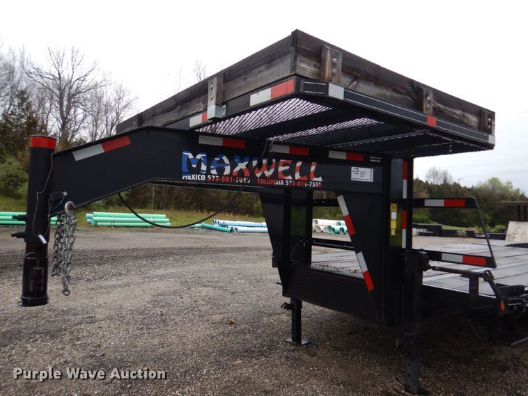 image for item DM7266 2014 Maxwell  equipment trailer