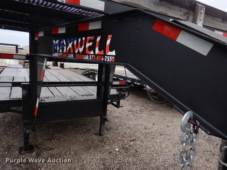 image for item DM7266 2014 Maxwell  equipment trailer
