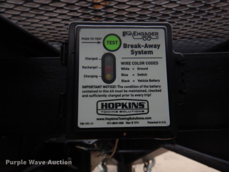 image for item DM7266 2014 Maxwell  equipment trailer