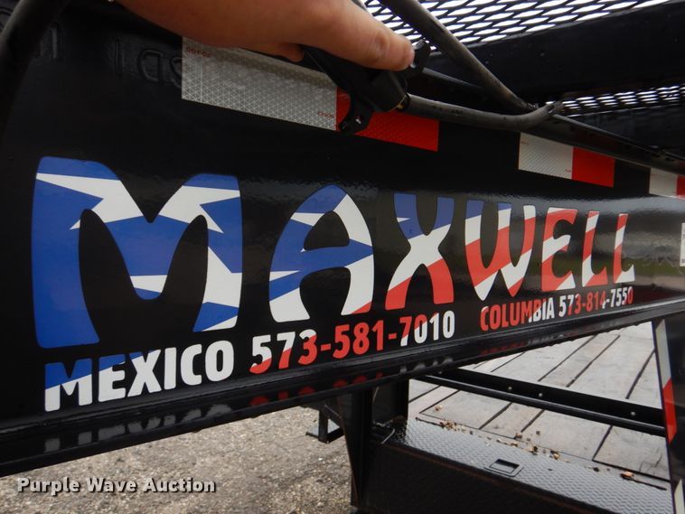 image for item DM7266 2014 Maxwell  equipment trailer