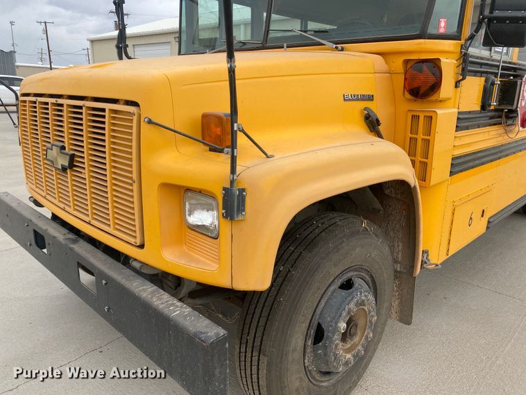 1995 Chevrolet Blue Bird school bus in Elkhart, KS | Item