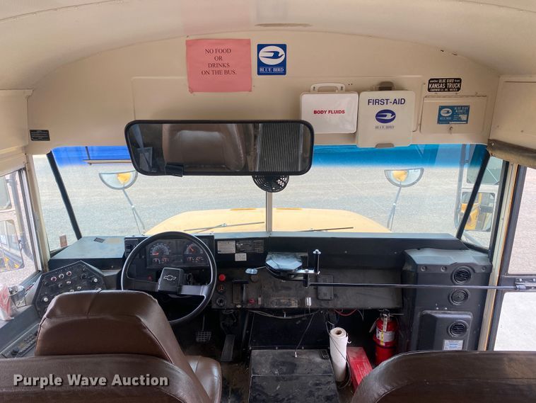 image for item DM8366 1995 Chevrolet Blue Bird  school bus