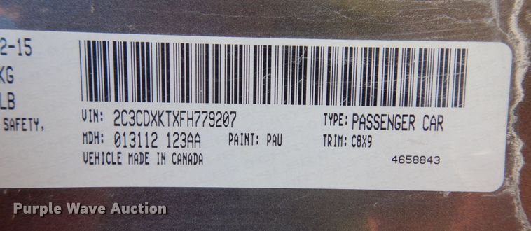 image for item DP5427 2015 Dodge Charger Police