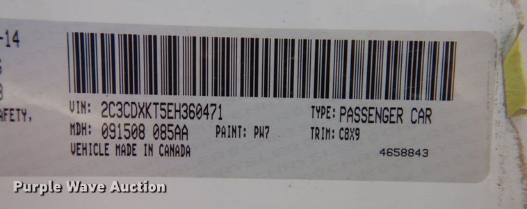 image for item DP5428 2014 Dodge Charger Police