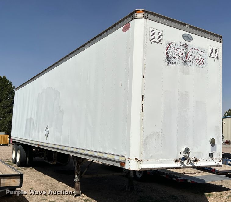 image for item IG9373 1985 Dorsey  dry van trailer