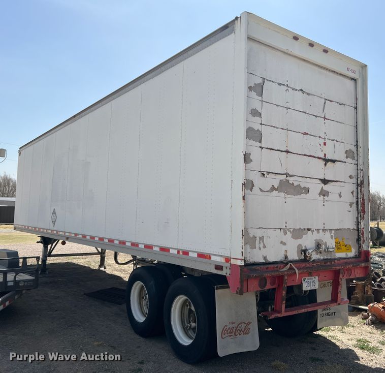 image for item IG9373 1985 Dorsey  dry van trailer