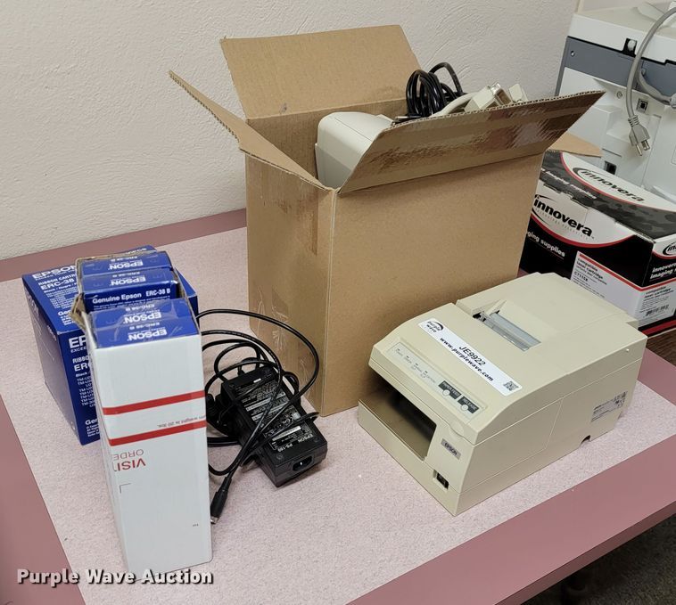 (2) Epson M115A receipt printer in Mount Vernon, MO Item JE9922 sold