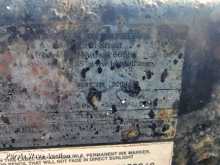 image for item JE9975 2008 Landoll Hauloll  lowboy equipment trailer