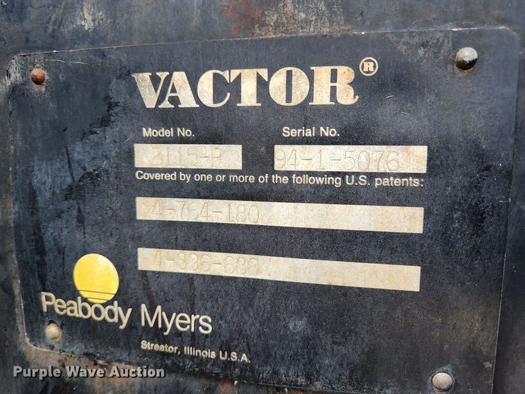 image for item JG9196 1994 International 2554  sewer jetter truck