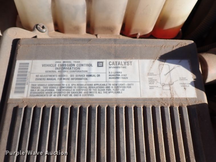 image for item JO9564 2004 Chevrolet Silverado 1500  Ext. Cab pickup truck