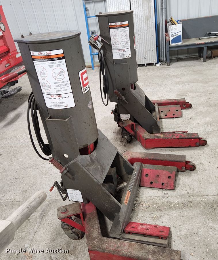 image for item KE9832 (2) Gray WL-30 wheel lift systems
