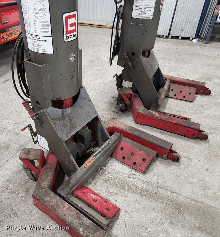 image for item KE9832 (2) Gray WL-30 wheel lift systems