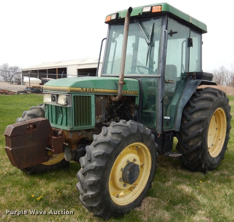 image for item KM9660 1997 John Deere 5400  MFWD tractor