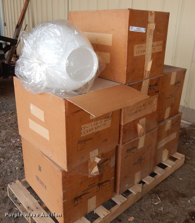 image for item KM9790 (8) Lexan white street lamp globes